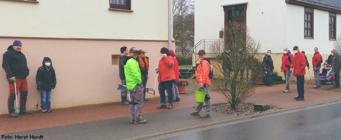 Teilnehmer am Start zum Tag der Umwelt 2021